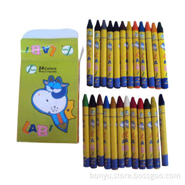 Wax Crayon, 1-64 Colors, Meets USA ASTM D-4236 and EU EN71-3 Standards